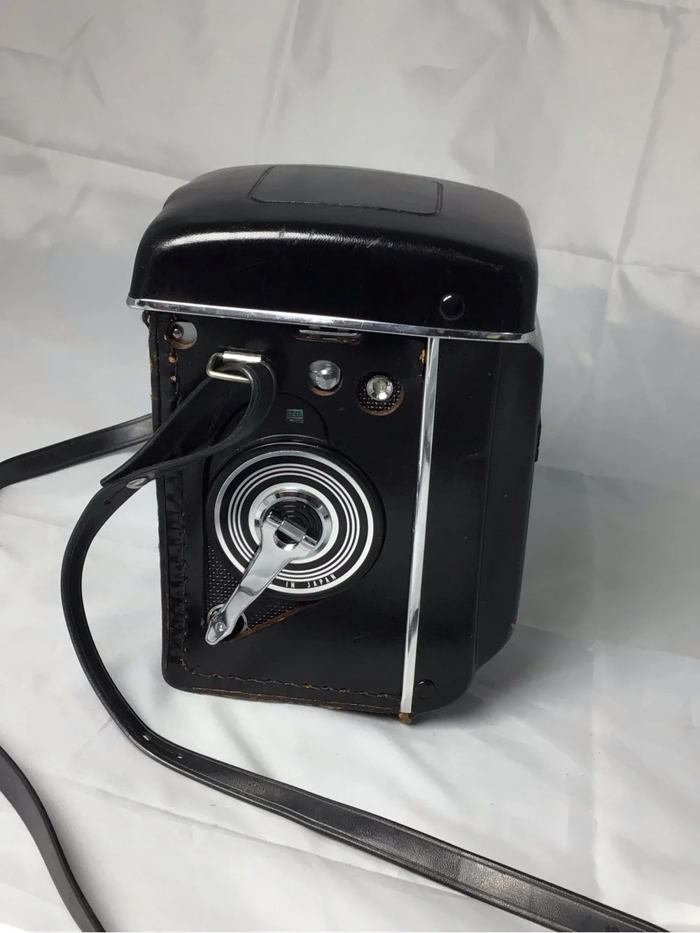 Yashica Twin-Lens Reflex Camera in Black and Silver